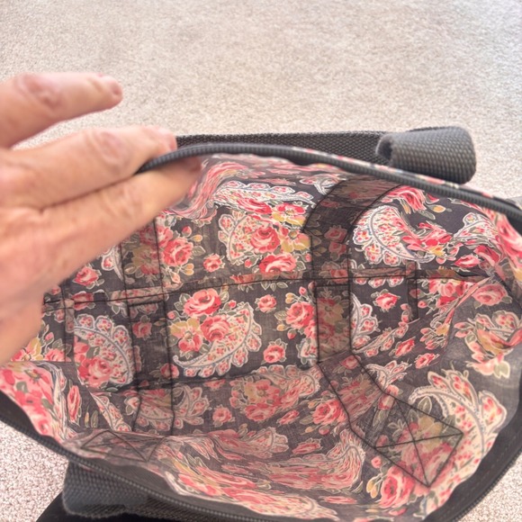 Cath Kidston London Paisley Rose Oil Cloth Weekend‎ Travel Bag Shoulder Strap - Picture 10 of 12